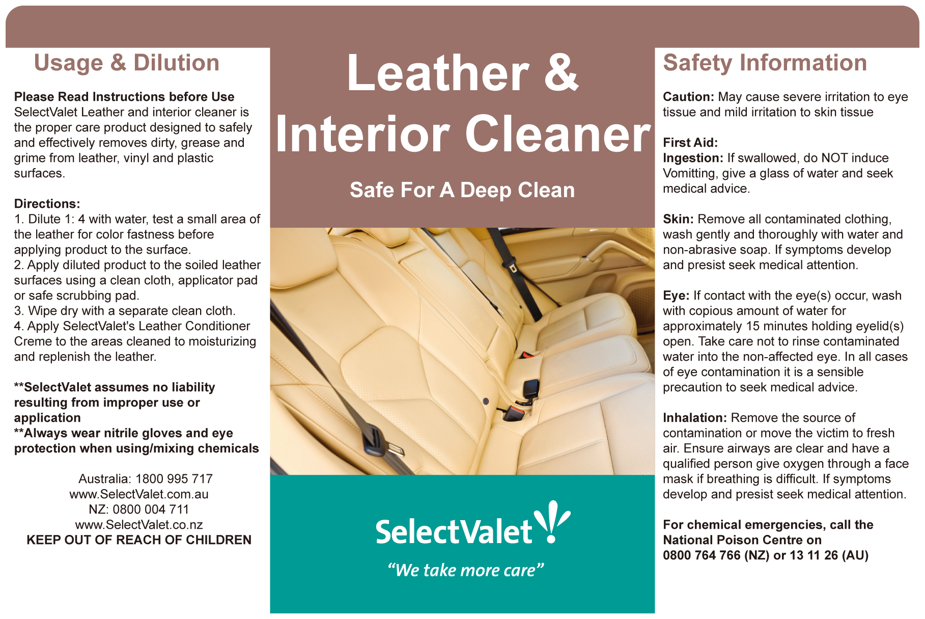 How to Clean Car Seats, Fabric, Leather Seat Cleaning Instructions